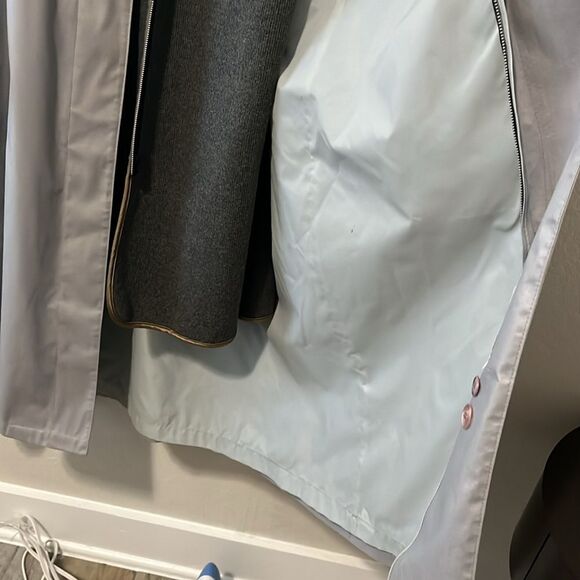 LONDON FOG Vintage 1970's Maincoats Weatherwear, Grey/Light Blue, Sz 10R - Picture 14 of 14